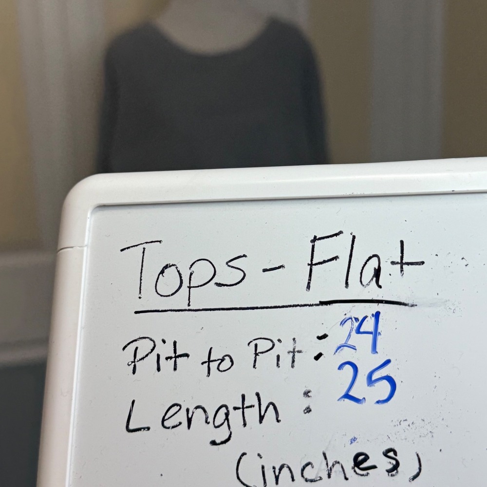 Cabi Fair Plat Sweater 3522 Gray Blue Knit Sweater‎ Large Full Zip Back Pullover - Picture 5 of 7